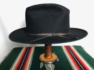 Vtg 30s/40s Stetson Nutria Western Fedora 7 1/4 To 7 3/8 Cowboy Hat Open Road