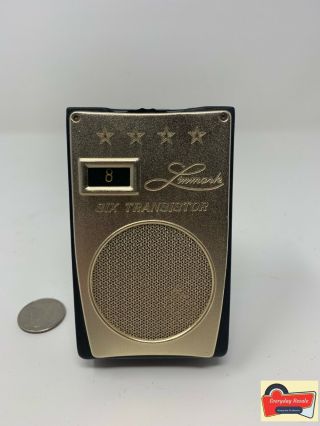 Rare Vintage Linmark T - 61 Transistor Radio Made In Japan 9volt