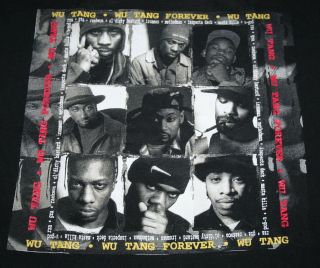 Vintage 1997 Wu Tang Clan Forever T - Shirt Sz Xl 90s Rap Tee Hip Hop Rza Gza Rare