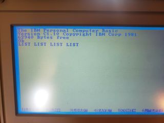 IBM vintage Laptop PC Convertible (m5140),  Power Supply,  Powers on Bad spot o 4