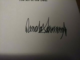 Donald Trump Autograph Book 