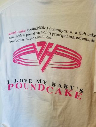 Van Halen Shirt VTG 1991 For Unlawful Carnal Knowledge 1990 ' s poundcake large 3