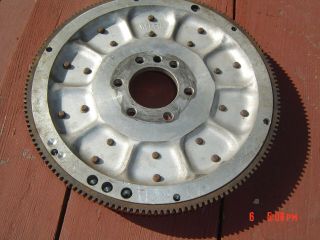 vintage race car Weber aluminum flywheel sbc bbc 13 inch 153 tooth 2