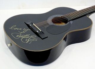 Rare Authentic Loretta Lynn Signed Autograph Country Music Autographed Guitar