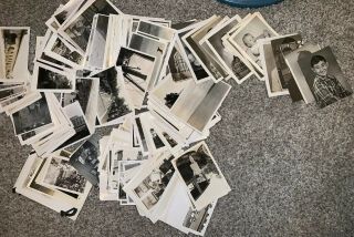 Vintage Photos 1200 Black And White Assorted Sizes And Ages 6