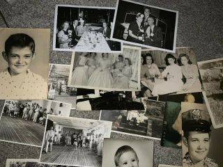 Vintage Photos 1200 Black And White Assorted Sizes And Ages 7