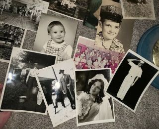 Vintage Photos 1200 Black And White Assorted Sizes And Ages 8