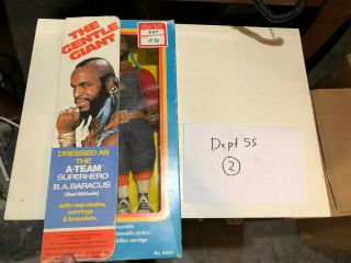 Vintage 1983 A - Team Mr T Action Figure Doll Box Is In