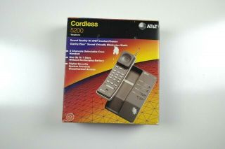 Vintage At&t 5200 Cordless Home Telephone Att Open Box Landline