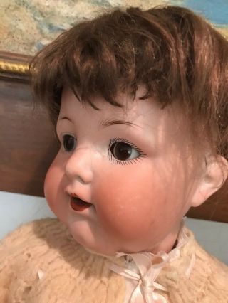 Antique Bisque Baby A.  M 990.  16 In
