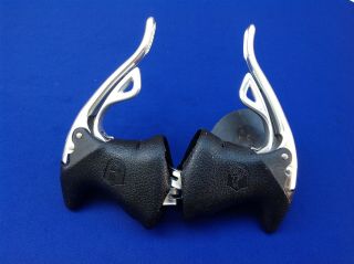 vintage Campagnolo Record titanium 9 Speed carbon Shifters in 4