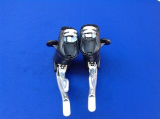 vintage Campagnolo Record titanium 9 Speed carbon Shifters in 5
