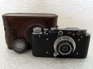 Leica Iid Dermundeten Abzeichen 1939 - 1945 Wwii Vintage Russian 35mm Camera