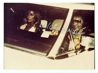 Elvis Presley/linda Vintage Candid Photo - Graceland - July 28,  1975