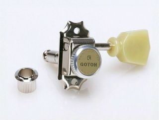 Gotoh Sd90 - Mg - T Magnum Lock Vintage Style Locking Tuners For Gibson 3x3 Nickel