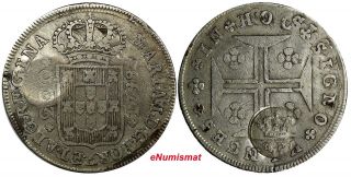 Azores Silver Nd (1887) 300 Reis C/m 1799 G.  P.  Portugal 200 Reis Rare Km - 25.  2