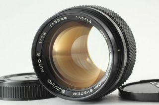 【rare Mint】 Olympus Om - System G.  Zuiko Auto - S 55mm F1.  2 Lens Mf From Japan B849