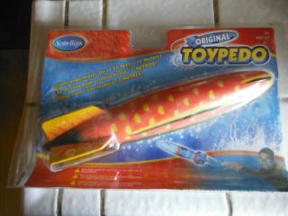Vintage 11.  5 " Swimways Toypedo Gliding Underwater Torpedo Pool Toy