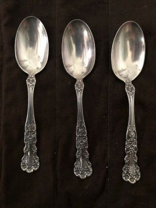 Buttercup By Gorham Sterling Silver Spoons Monogram “r”