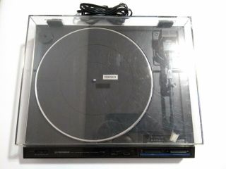 Vintage Pioneer PL - 560 Vinyl Record Full - Automatic Stereo Turntable & Dust Cover 2