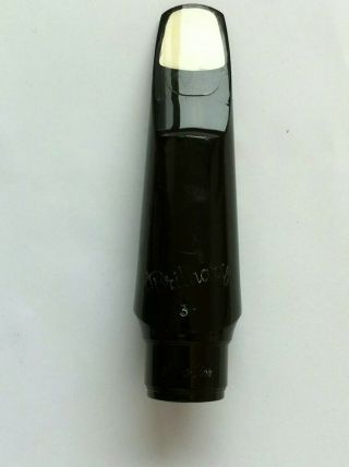 Vintage Brilhart Ebolin Baritone Saxophone Mouthpiece 5 Digit Serial Carlsbad.