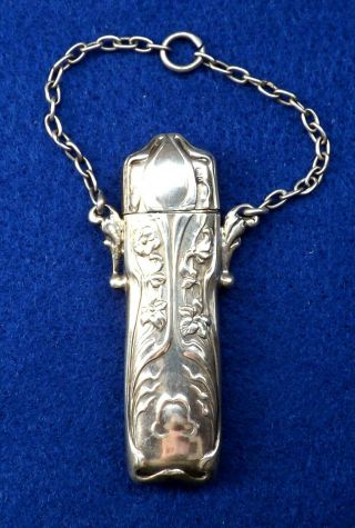 Antique Silver Art Nouveau Needle Case? Hallmrked Birmingham 1903