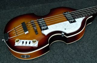 Hofner Violin Beatle Bass Guitar Custom Mod Vintage Upgrade Hi - Bb - Sb With Case
