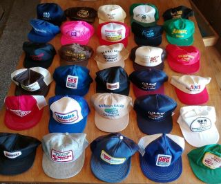 30 Vintage Mesh Ezell Abs Snapback Trucker Hat Hay Patch K Products Farm Dairy