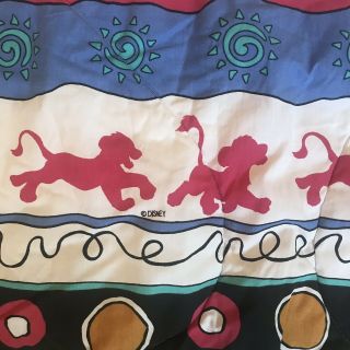 Lion King Bed Set Vintage Twin Comforter and Sheet 1990s Simba Nala Pumba Disney 8