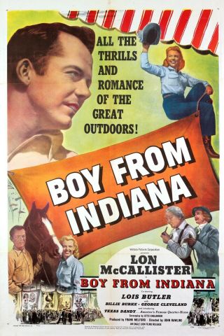 16mm Boy From Indiana Feature Movie Vintage 1950 Drama Film Western