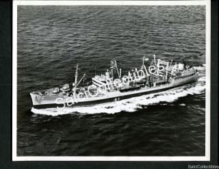 Wwii Us Navy Fleet Oiler Ship Uss Ao 26 Salamonie Official Photo 8x10