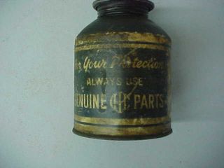 Vintage Ihc (ih International) Thumb Push Oil Can (teutopolis,  Ill)