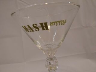 Set of 4 Vintage MASH Martini Glasses M A S H / 4077th 6