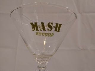 Set of 4 Vintage MASH Martini Glasses M A S H / 4077th 7