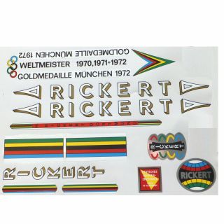Rickert Decal Set German Vintage Ric