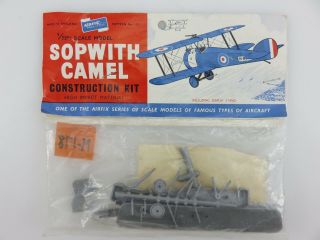Airfix Sopwith Camel Fighter 1/72 Scale Plastic Model Kit Bag Vintage
