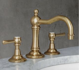 Restoration Hardware Vintage Lever Handle Faucet - Aged Brass