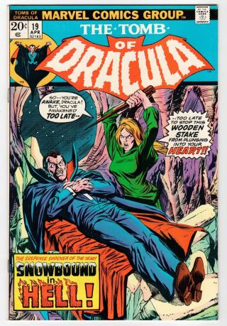 Marvel - Tomb Of Dracula 19 - Vf/nm 1974 Vintage Comic
