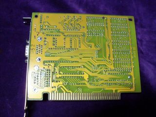 Rare vintage 8 Bit ISA OAK Technology OTiVGA 037C 256Kb VGA video card 5