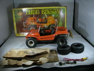 Vintage Cox Gas Powered Dune Buggy Good Compression Engine