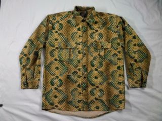 vintage SNAKESKIN made in USA chamois CAMO shirt XL illusions hunting supreme 2