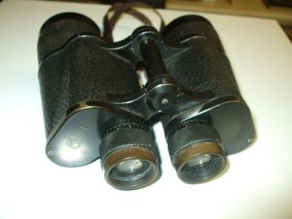 Vintage Carl Zeiss Jena Dekarem Binoculars 10x50 With Leather Case (1554559)