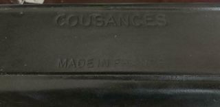 Vintage COUSANCES Le Creuset Cast Iron BREAD PAN RECTANGLE LOAF France Enamel 3