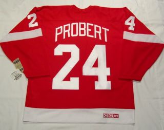 Bob Probert Size Large - Detroit Red Wings Ccm 550 Vintage Series Hockey Jersey