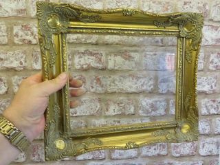 Vintage Old Picture Frame Gold Fits A 10 Inch X 8 " Picture
