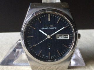 Vintage Seiko Quartz Watch/ Grand Twin Quartz 9943 - 800a Ss 1978 For Repair