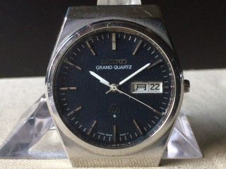 Vintage SEIKO Quartz Watch/ GRAND TWIN QUARTZ 9943 - 800A SS 1978 For Repair 3