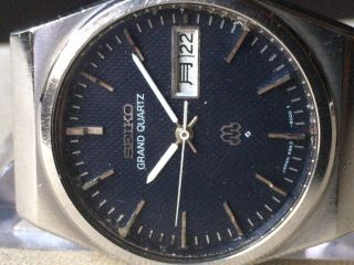 Vintage SEIKO Quartz Watch/ GRAND TWIN QUARTZ 9943 - 800A SS 1978 For Repair 5