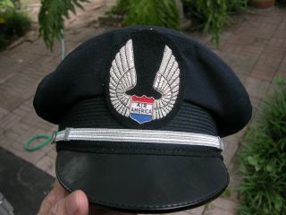 Vintage Air America Pilot Cap And Badge,  First Officer