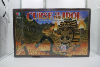 Vintage 1990 Curse Of The Idol Board Game Milton Bradley